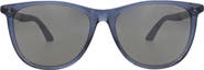Montblanc MB0330S 56mm Square Sunglasses