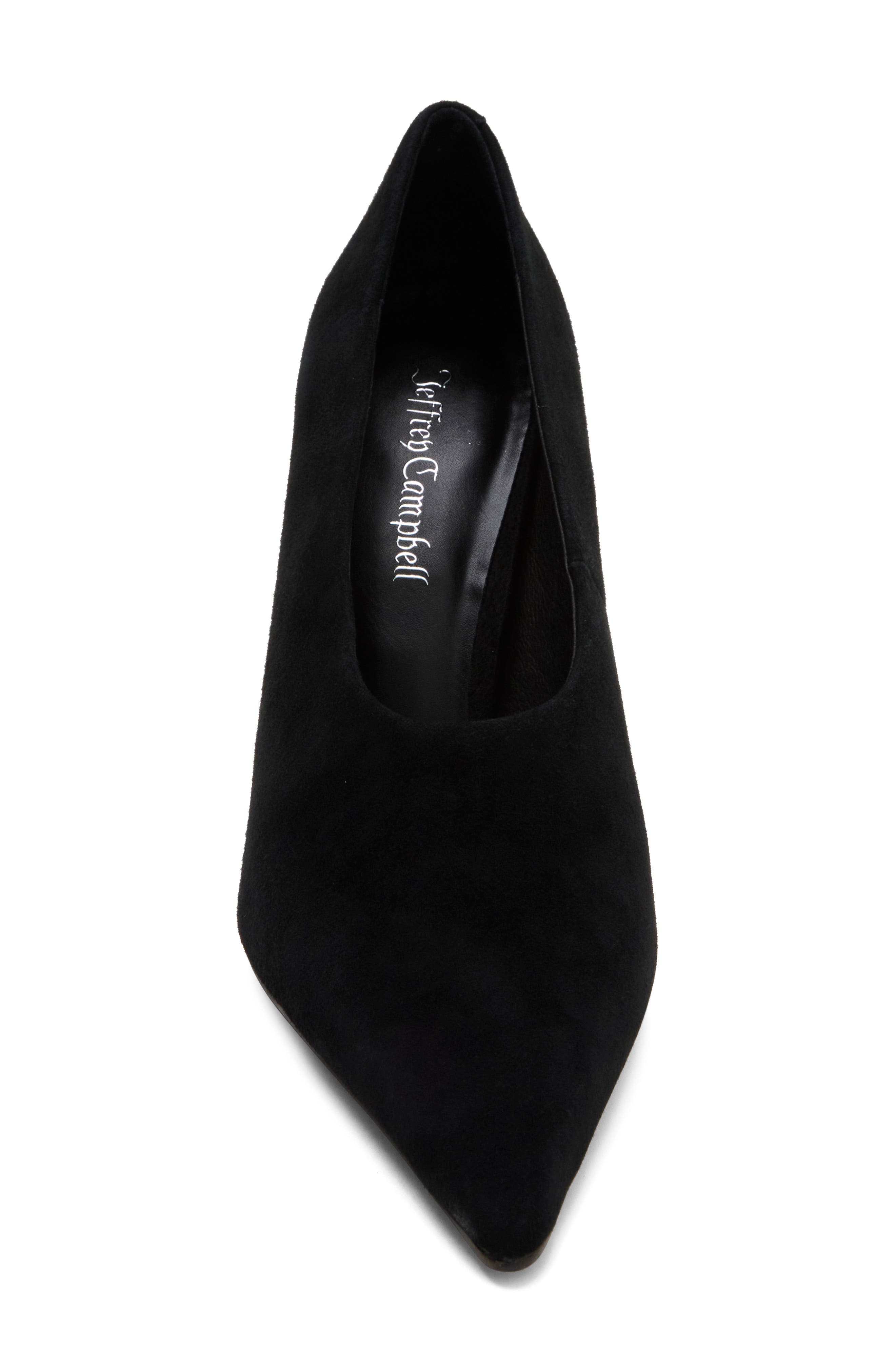 Le Chat Pointed Toe Pump, Alternate, color, BLACK SUEDE