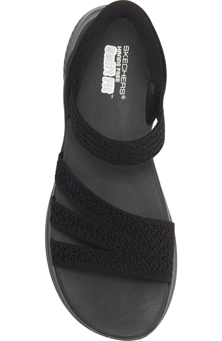 SKECHERS Swift-Fit Ultra Flex 3.0 Sandal, Alternate, color, Black