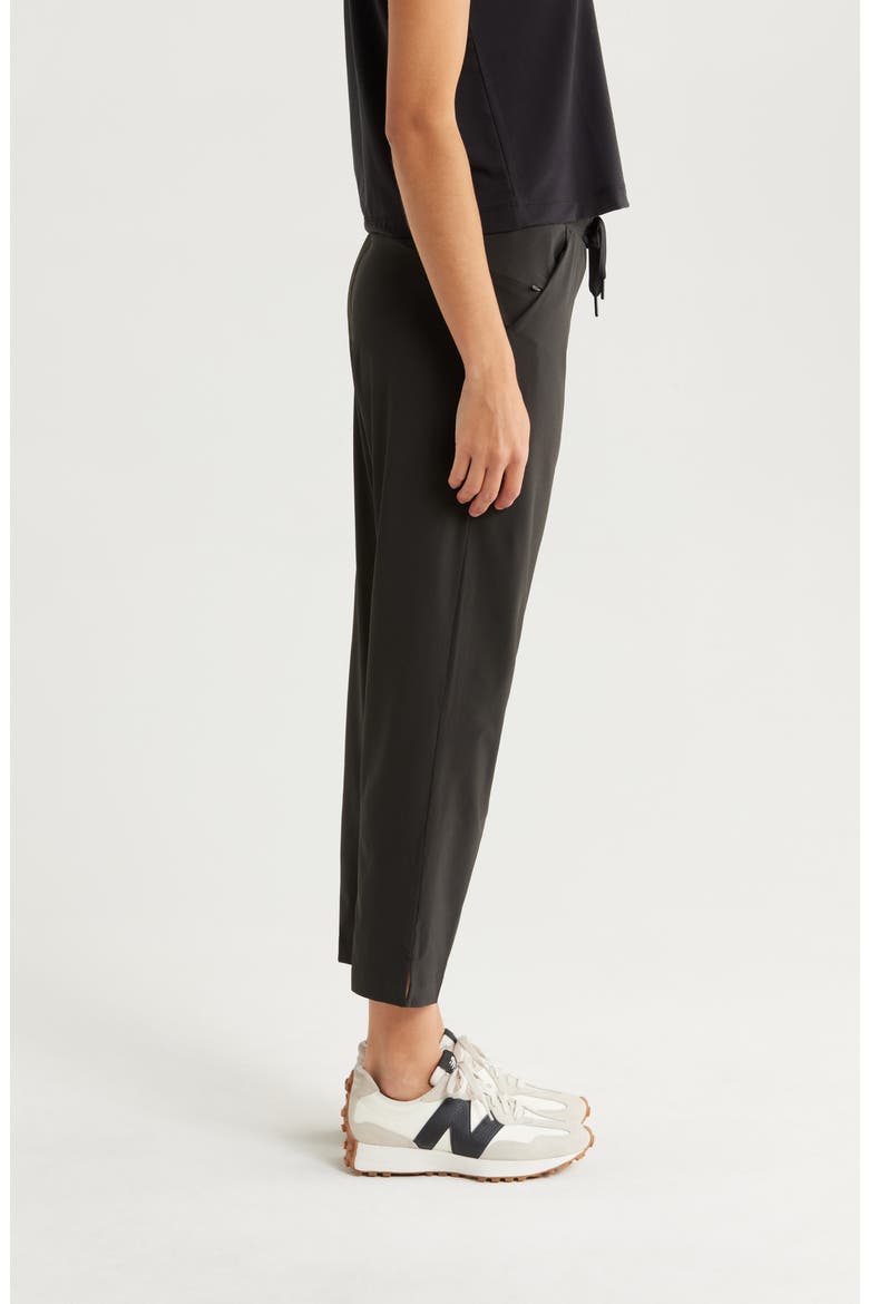 Breeze Drift Drawstring Crop Pants, Alternate, color, BLACK