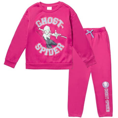 Spider-Gwen Spider-Man Fleece Sweatshirt & Pants Set (Little Kid & Big Kid)