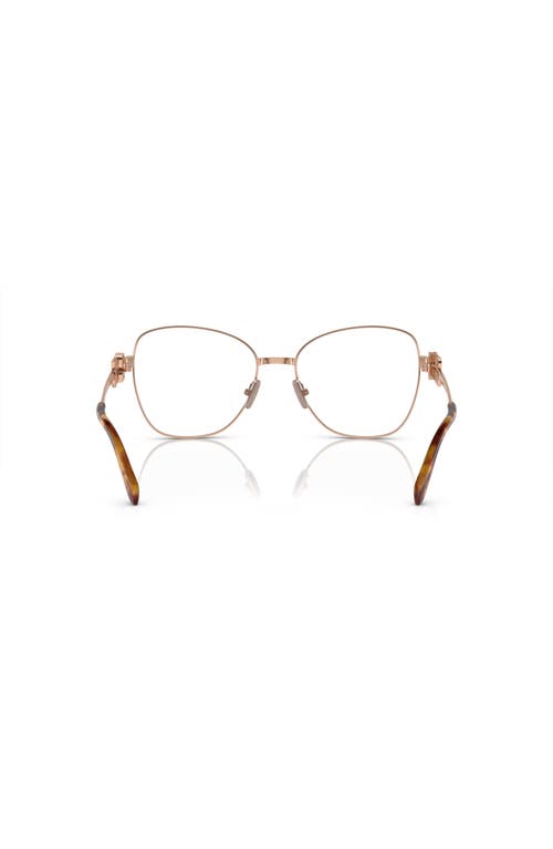 Miu Miu 56mm Pilot Optical Glasses In Pink