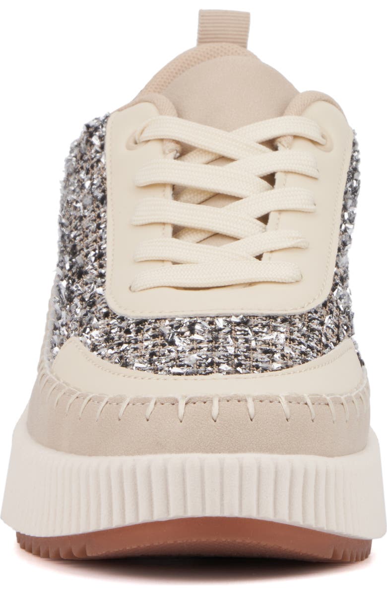 NEW YORK AND COMPANY Twyla Sneaker, Alternate, color, Beige