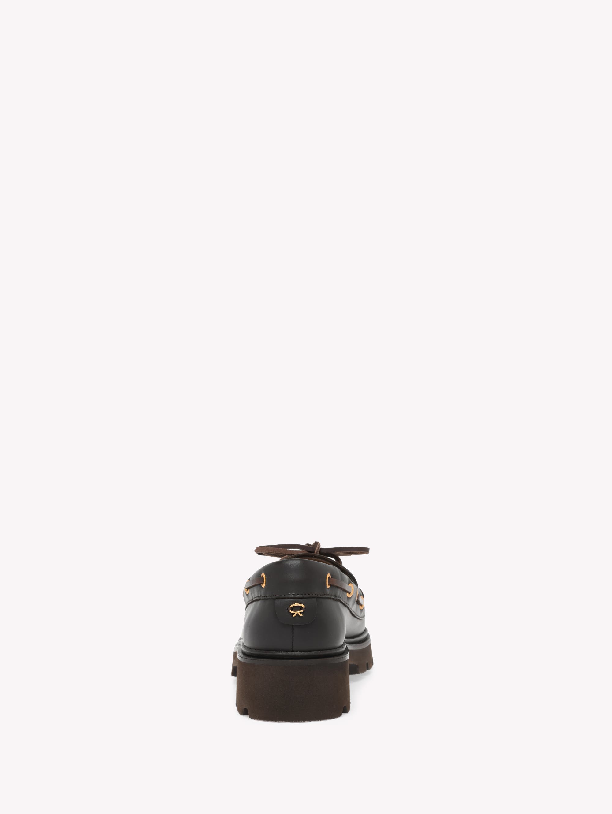 Gianvito Rossi Olonne Boat Shoes, Alternate, color, Brown Calf