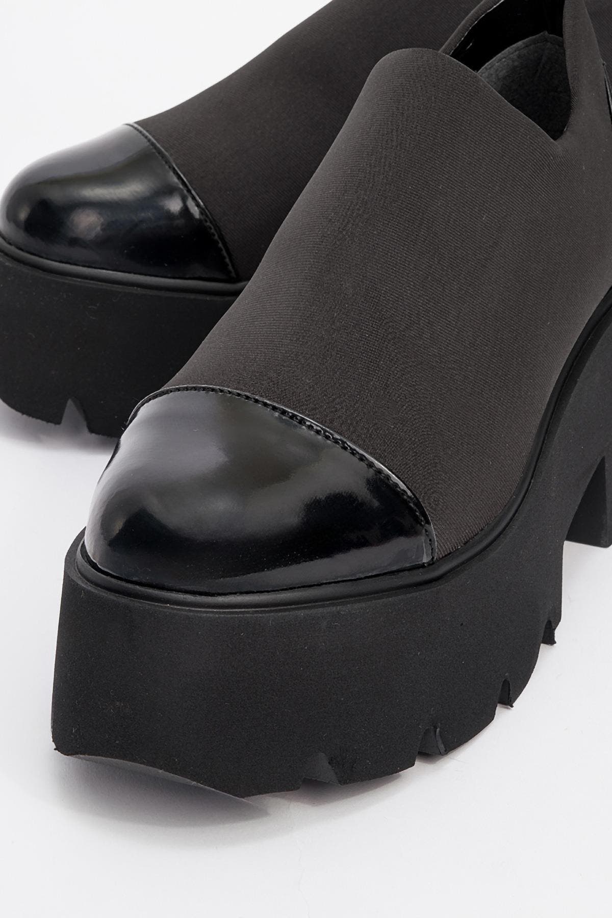 Grena Platform Slip On Shoes, Alternate, color, Black Patent Faux Leather