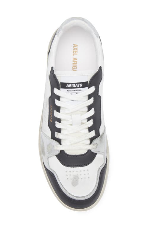 Axel Arigato White Black Round Toe Sneakers In White