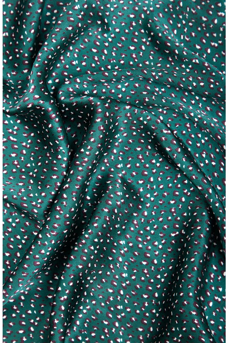 Speckled Silk Scarf, Alternate, color, GREEN