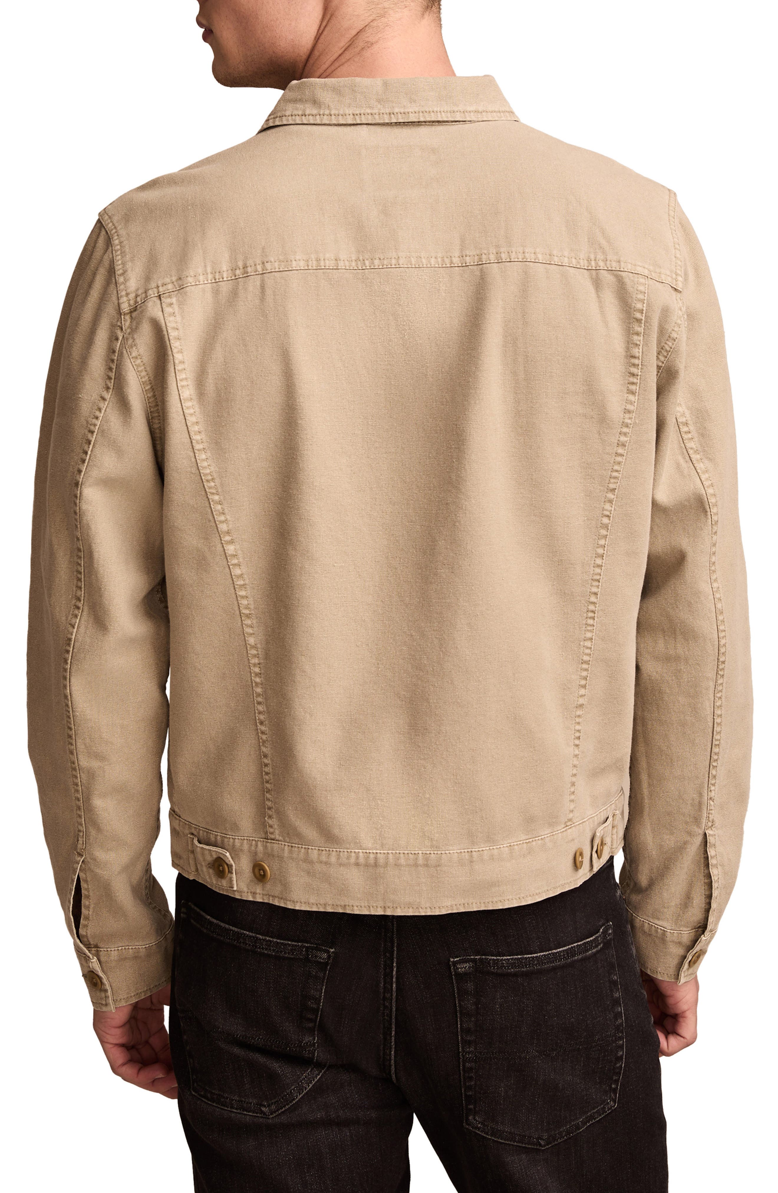 Linen & Cotton Trucker Jacket - image 2