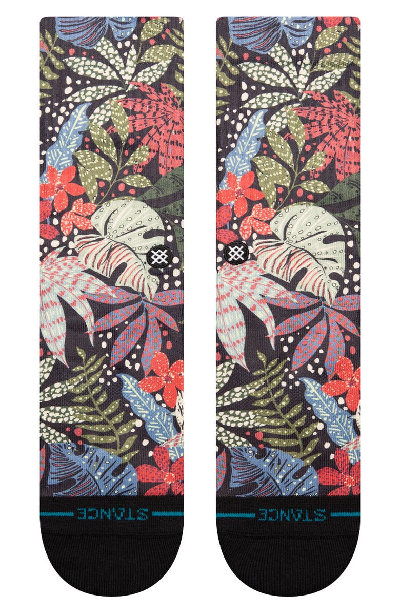 Stance Seacret Garden Floral Tube Socks, Alternate, color,