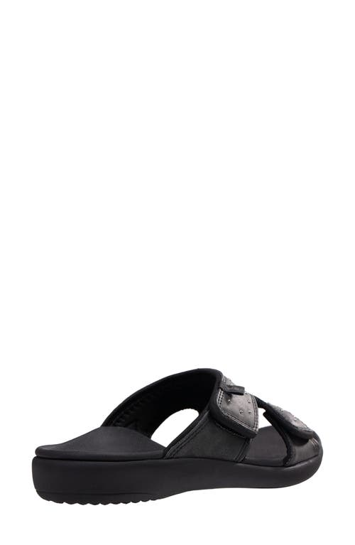 Revitalign Kholo Fresca Slide Sandal In Black