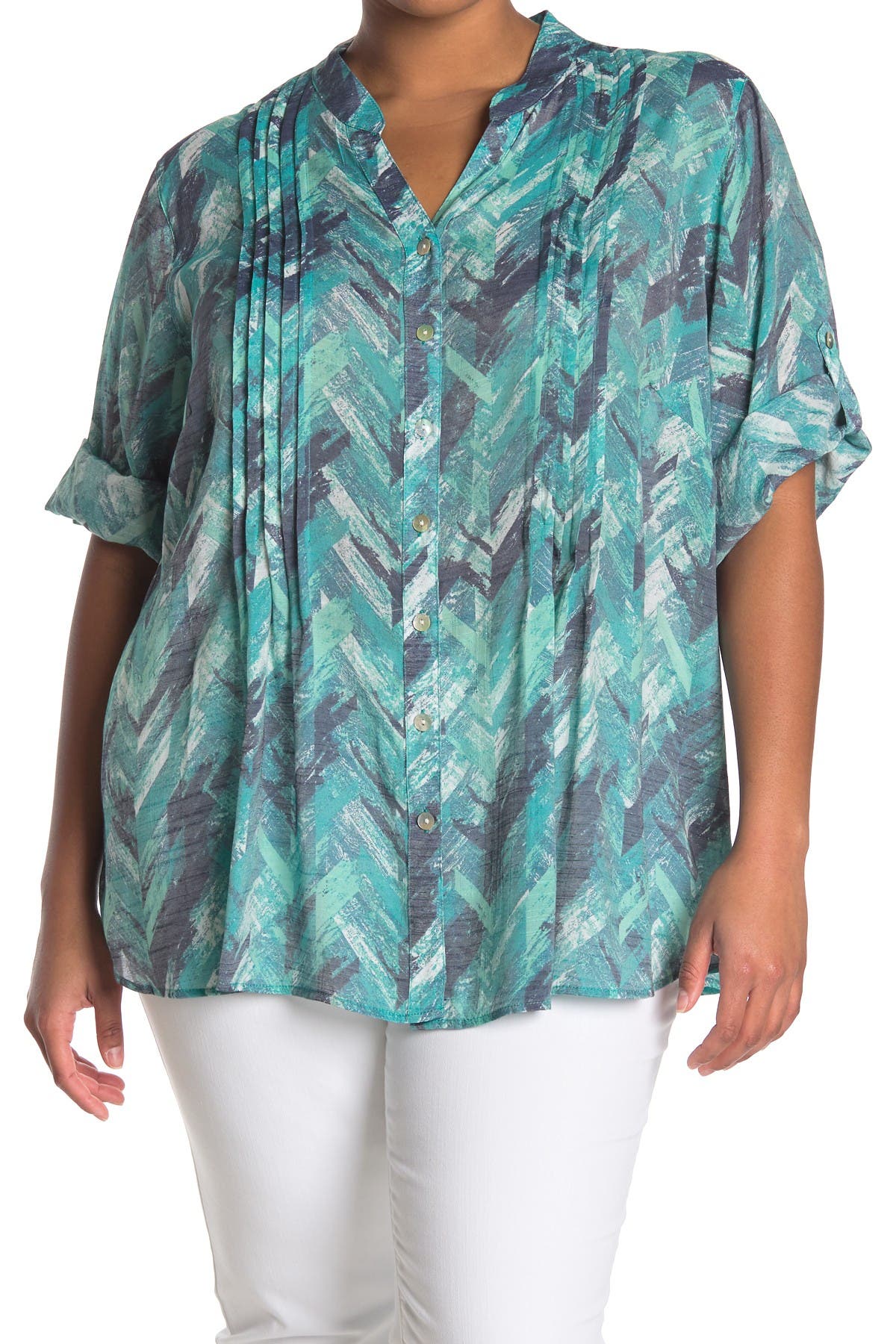 Ruby Rd RUBY RD Textured Chevron Top (Women) | Nordstromrack