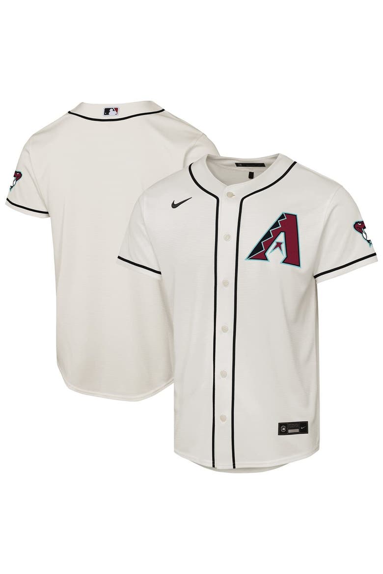 Youth Nike  Cream Arizona Diamondbacks Home Stadium Jersey, Main, color, Cream