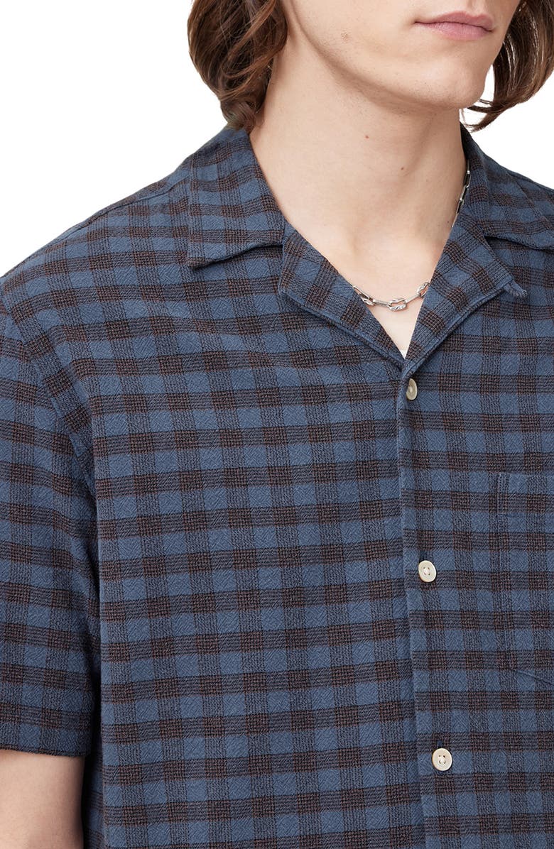 AllSaints Cooper Crepe Camp Shirt, Alternate, color, 