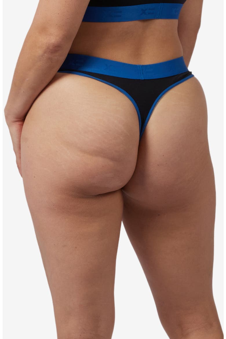 Stretch Modal Thong, Alternate, color, INK BLUE EDGE