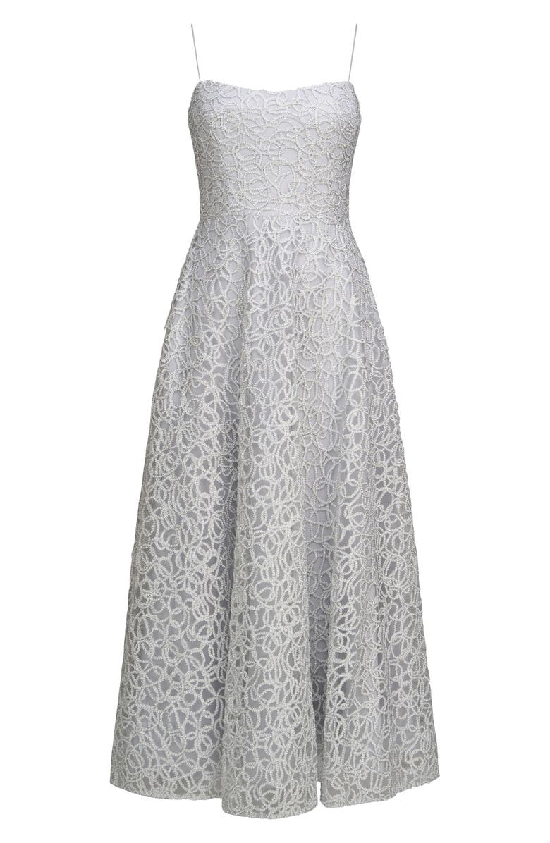 Theia Tulle Midi Dress, Alternate, color,