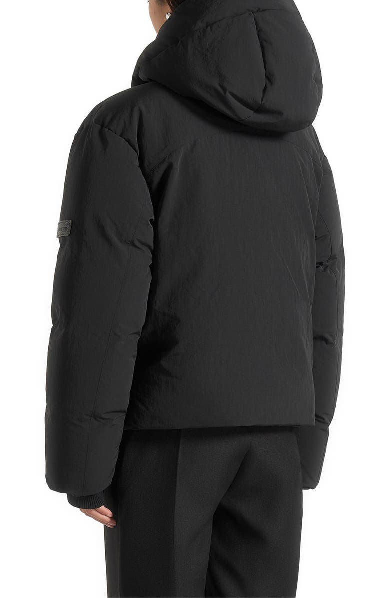 Manière De Voir Casey Unisex Minimal Raglan Puffer Jacket, Alternate, color, Black