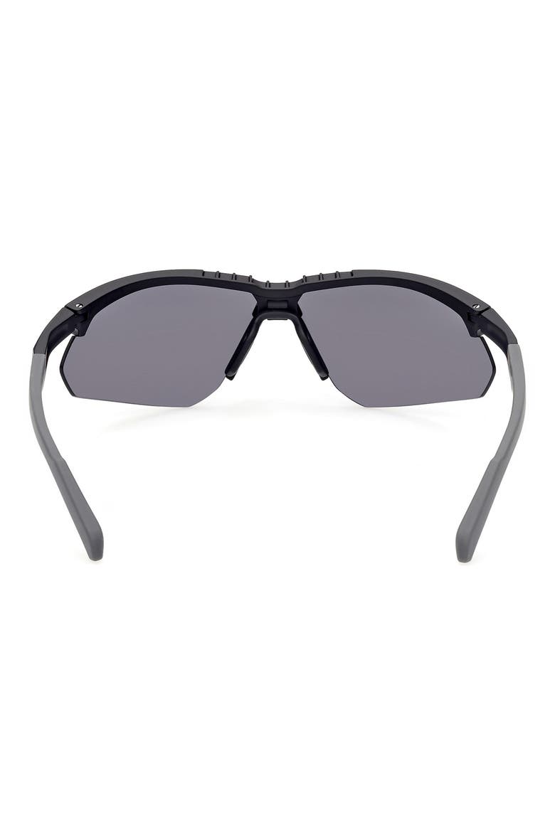 79mm Geometric Sunglasses, Alternate, color, SMOKE / CLEAR LENSES