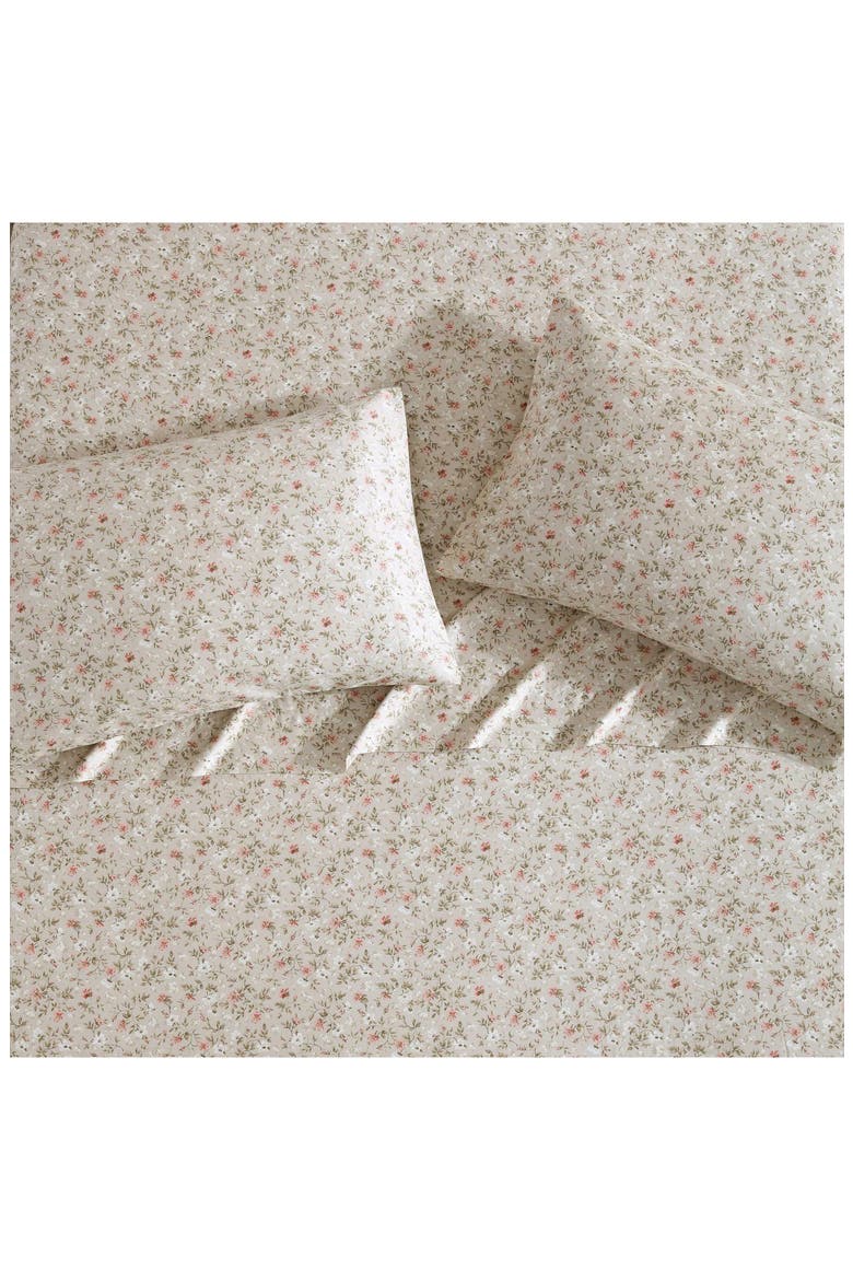Bonnie Cotton Sheet Set, Alternate, color, BEIGE