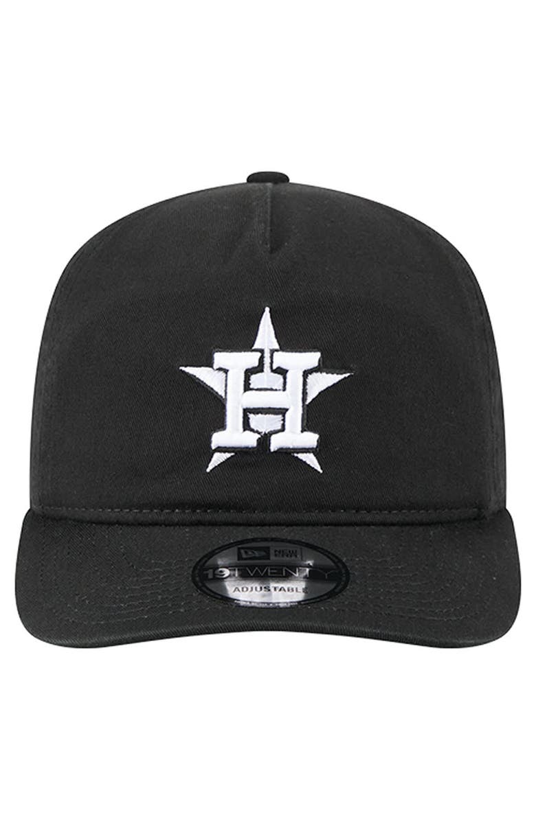 New Era Men's New Era  Black/White Houston Astros 19TWENTY Adjustable Hat, Alternate, color, Black