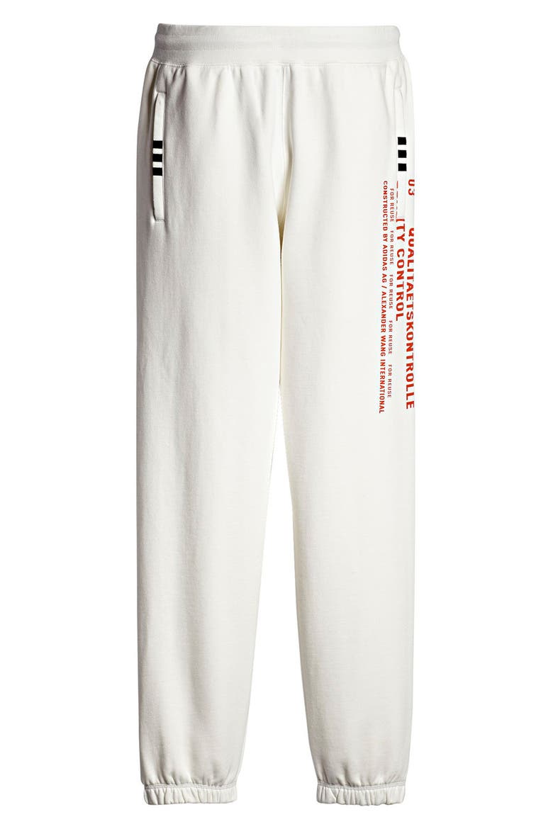 Graphite Jogger Pants, Alternate, color, WHITE/ ORANGE/ BLACK