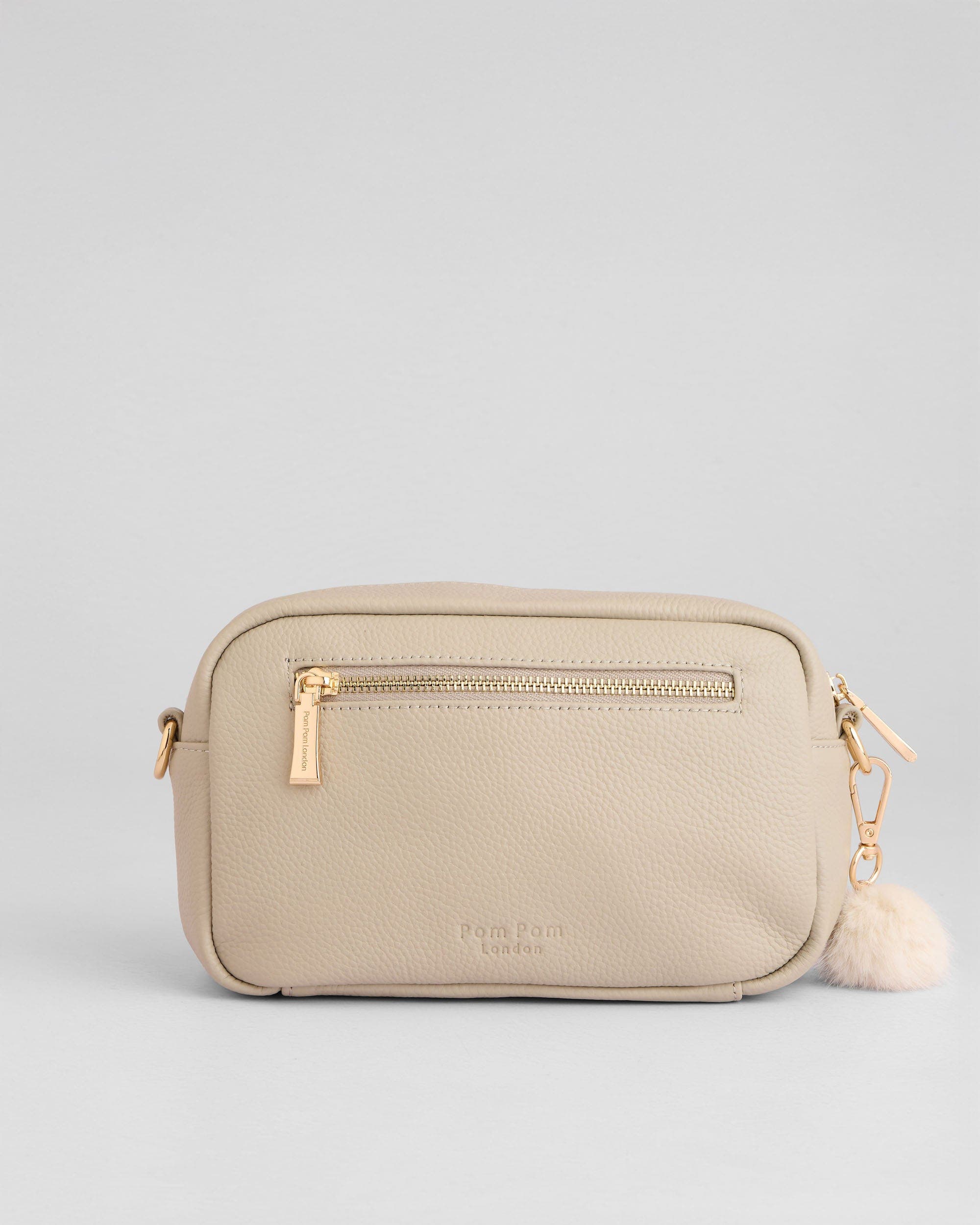 Pom Pom London Chiswick Crossbody Bag, Alternate, color, Stone