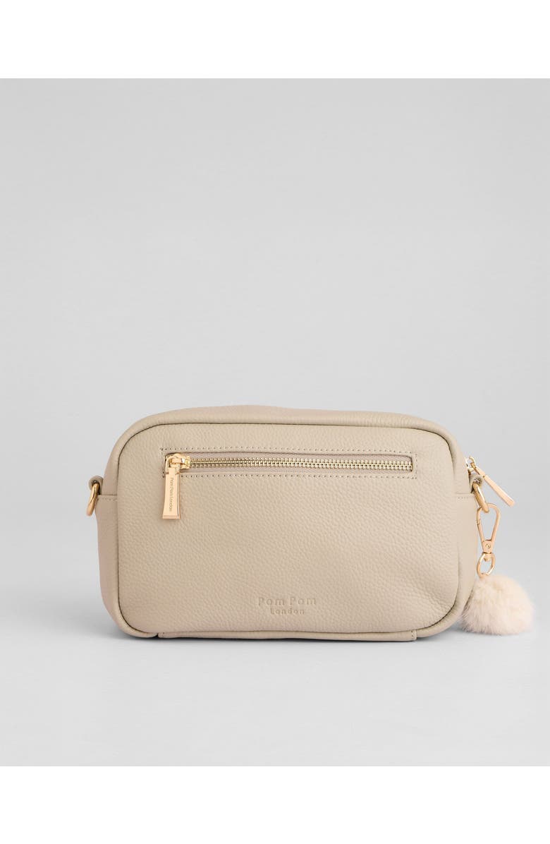 Pom Pom London Chiswick Crossbody Bag, Alternate, color, Stone