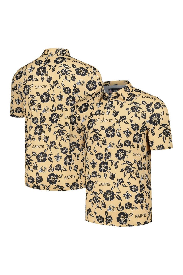 Men's Reyn Spooner Gold New Orleans Saints Pua Performance Polo, Main, color, Gold