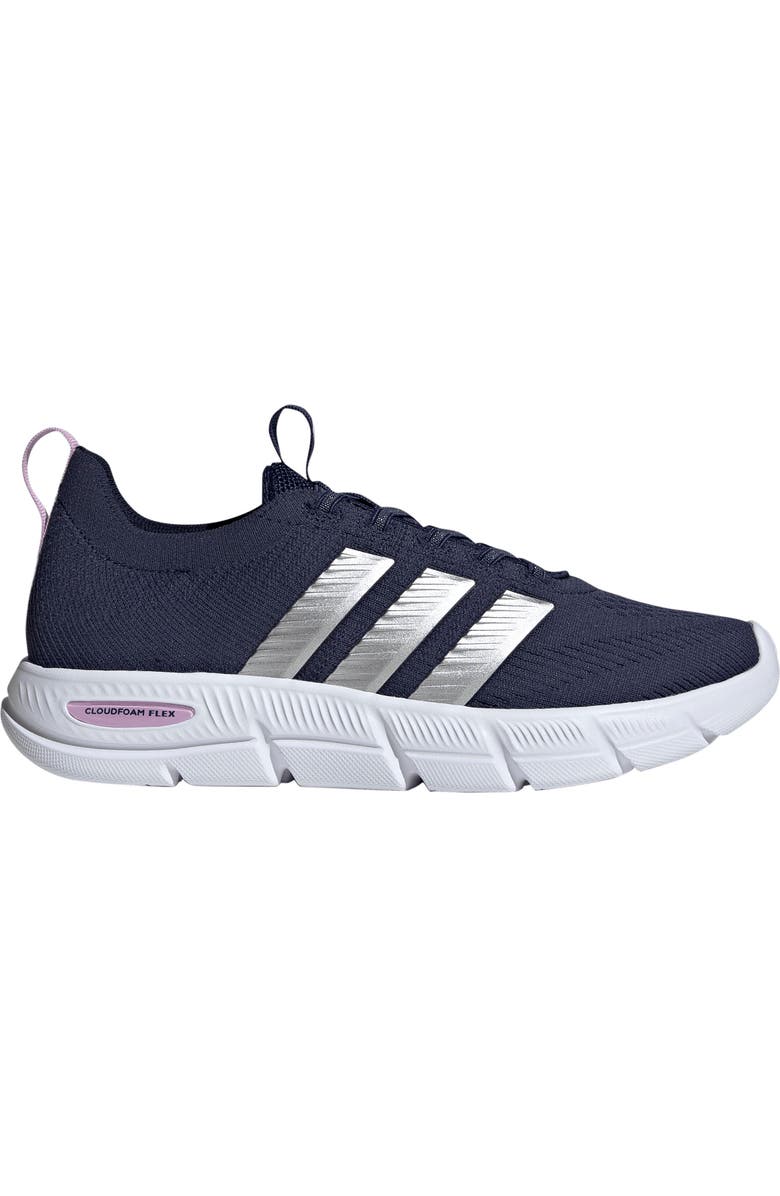 adidas Cloudfoam Flex Sneaker, Alternate, color, Dark Blue/ Matte Silver/ Lilac