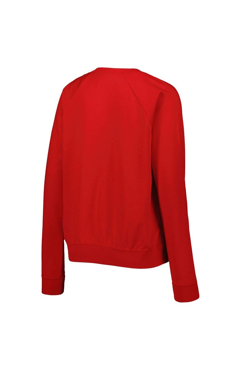 Nike Women's Nike Red England National Team Lockup Varsity Tri-Blend Raglan Pullover Sweatshirt, Alternate, color, Red