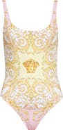 Versace Medusa Barocco Print One-Piece Swimsuit