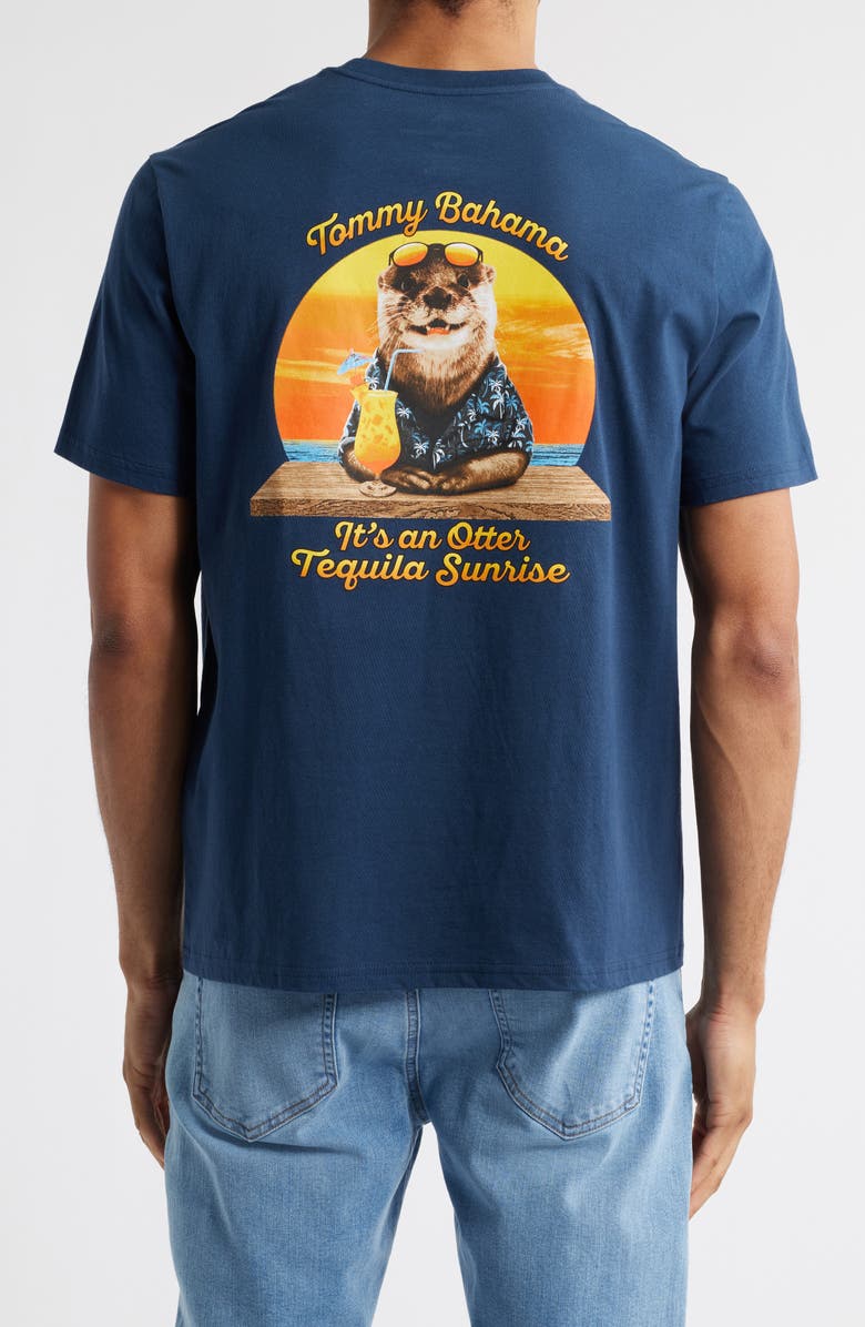 Tommy Bahama Otter Tequila Sunrise Graphic T-Shirt, Alternate, color, 