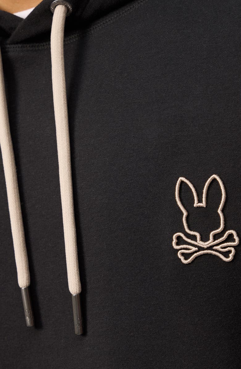 Psycho Bunny James Logo Hoodie, Alternate, color, 
