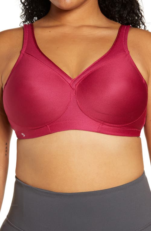 Glamorise MagicLift® Seamless Sports Bra in Ruby Red at Nordstrom, Size 36G