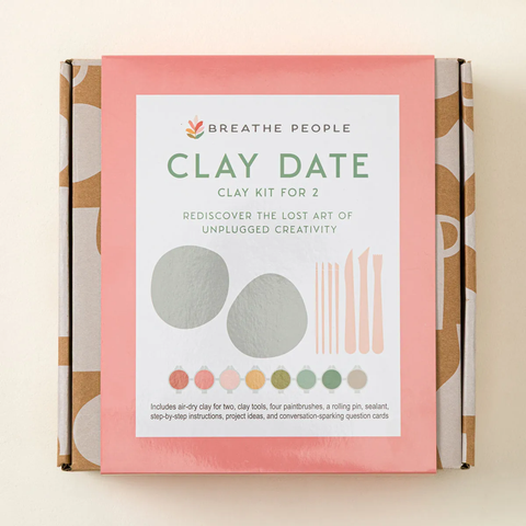 Clay Date & Conversation DIY Kit for 2 by Breathe People