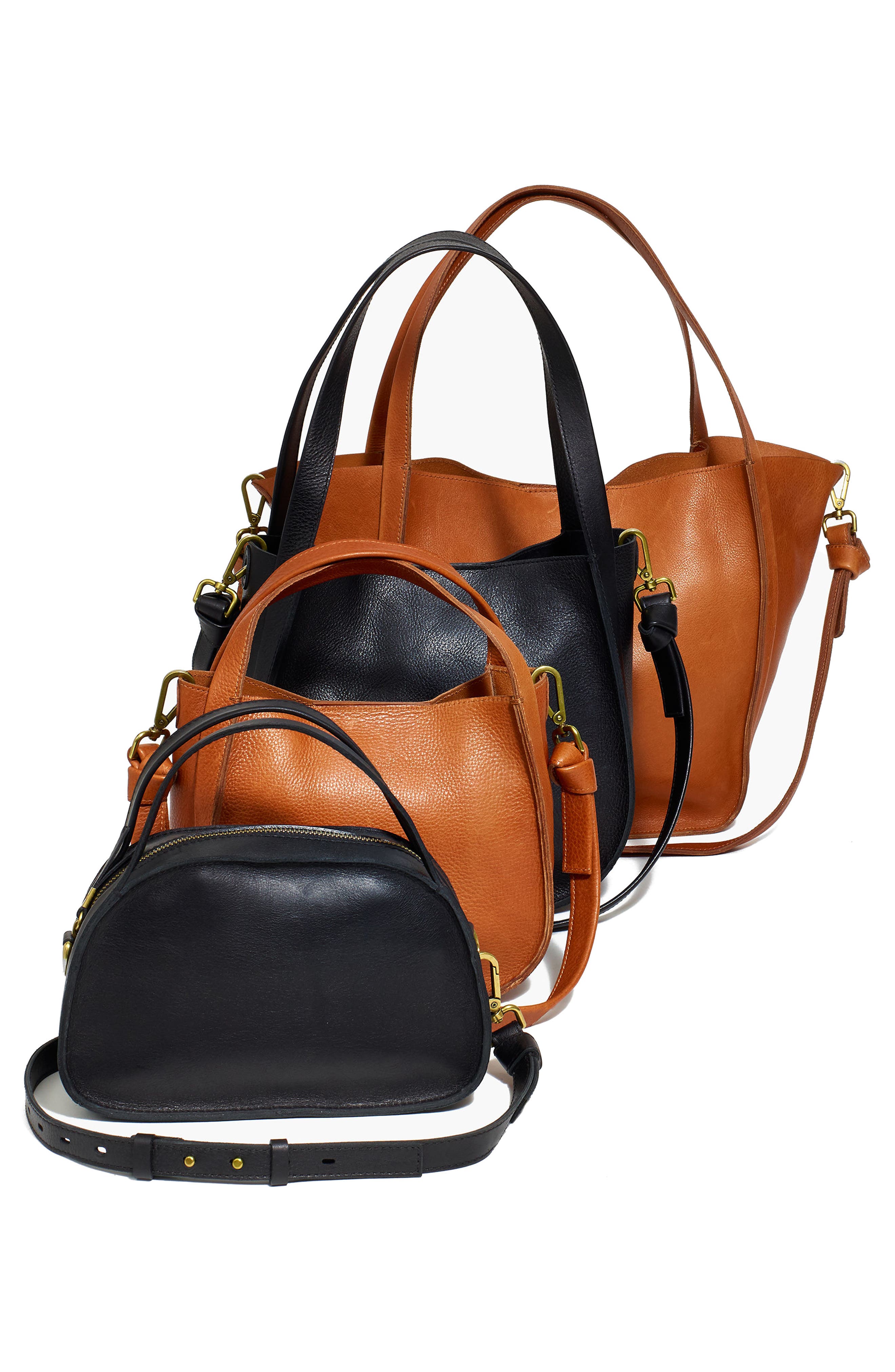 Madewell The Sydney Colorblock Shoulder Bag, Alternate, color, 