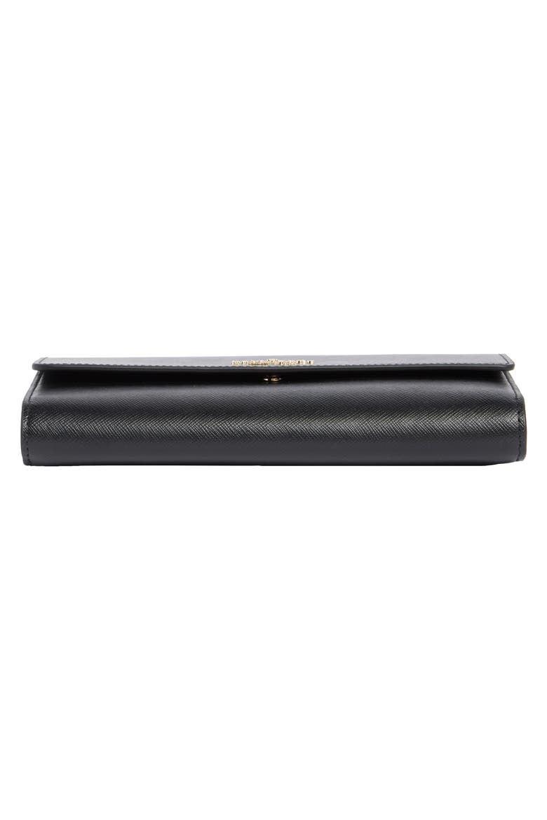 madison travel trifold wallet, Alternate, color, BLACK