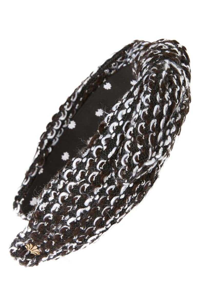 Lele Sadoughi Abstract Leopard Knotted Headband, Main, color,