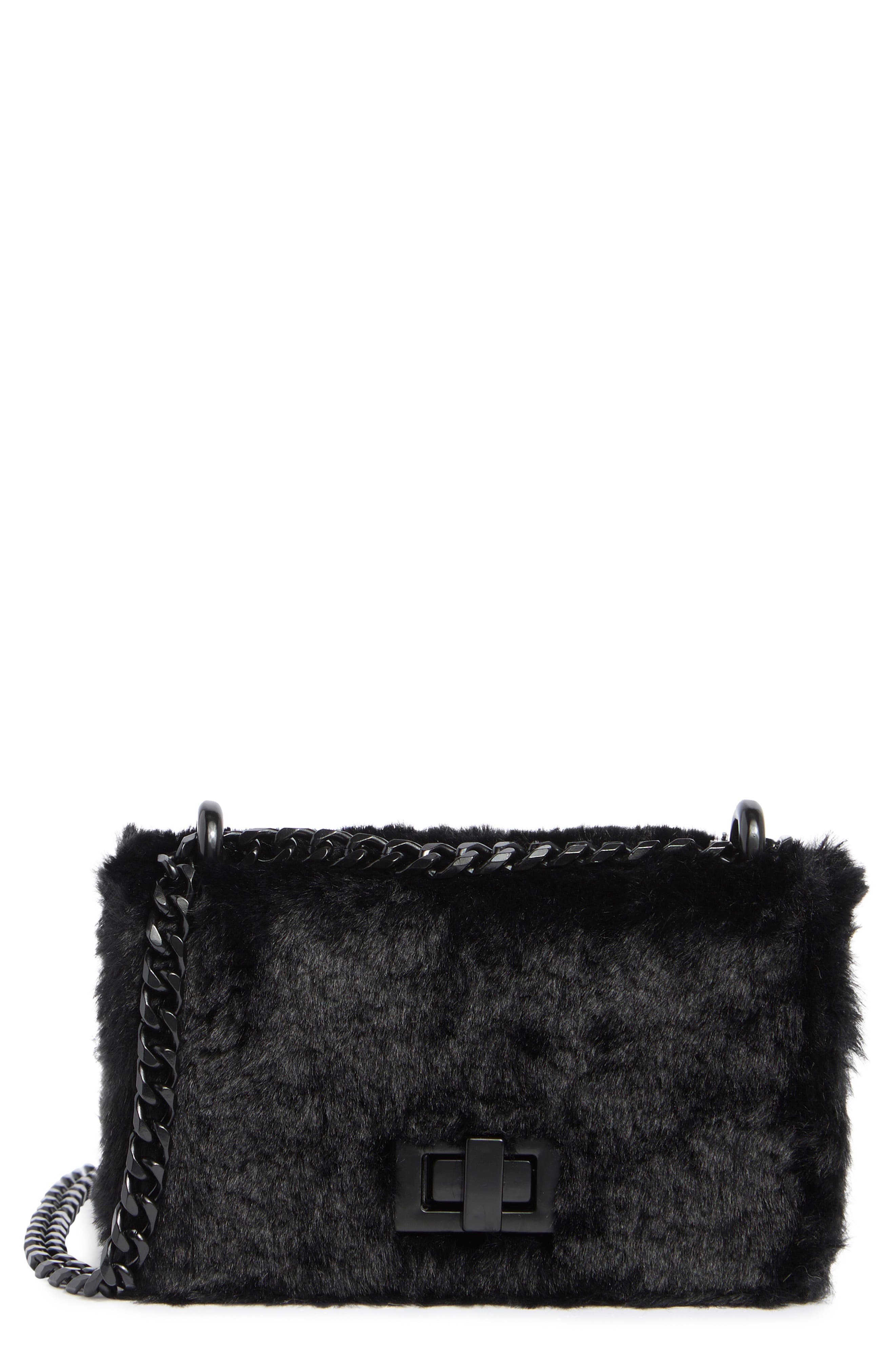 Steve Madden Broy Faux Fur Mini Crossbody Bag (Women) | Nordstromrack