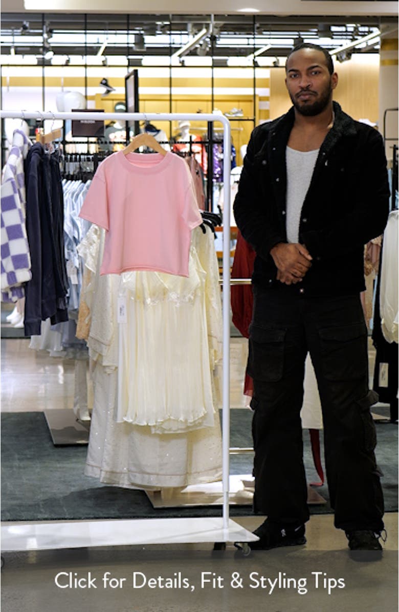 Kids' Crop Cotton T-Shirt, sales video thumbnail