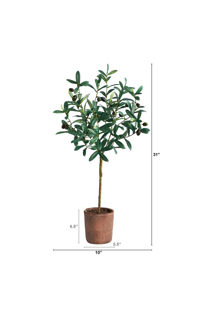 NEARLY NATURAL 31-in Olive Artificial Tree, Alternate, color, Green