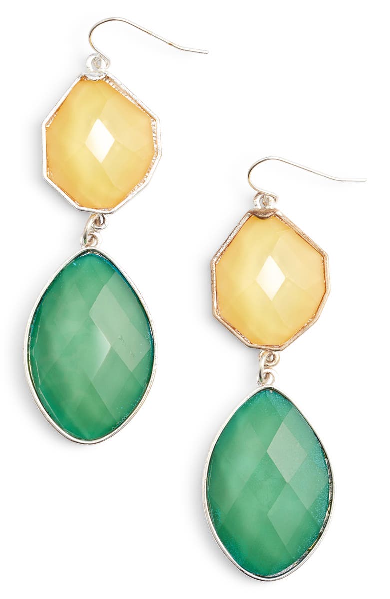 Adia Kibur Stone Drop Earrings, Main, color, 