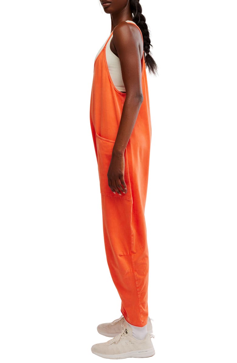 Free People FP Movement Hot Shot Jumpsuit, Alternate, color, Scarlett