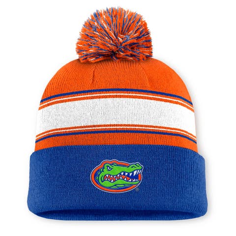 Men's Top of the World Orange/Royal Florida Gators Ambient Cuffed Knit Hat with Pom