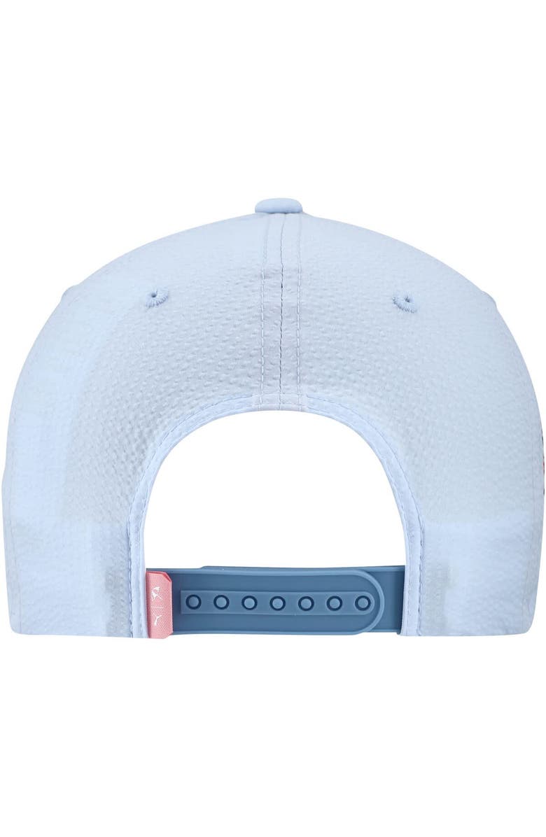 PUMA Men's Puma  Blue Arnold Palmer Invitational Seersucker Adjustable Hat, Alternate, color, 