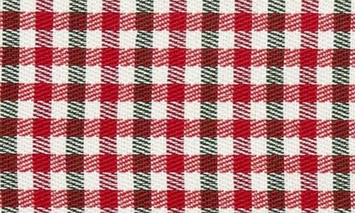 Design Imports Holiday Houndstooth Set Of 4 Placemats In Red