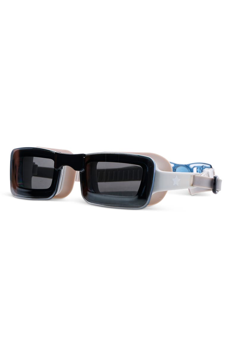Bling2o Kids' Velocity Onyx Swim Goggles, Alternate, color, Black Grey