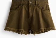 H&M Frayed Denim Shorts