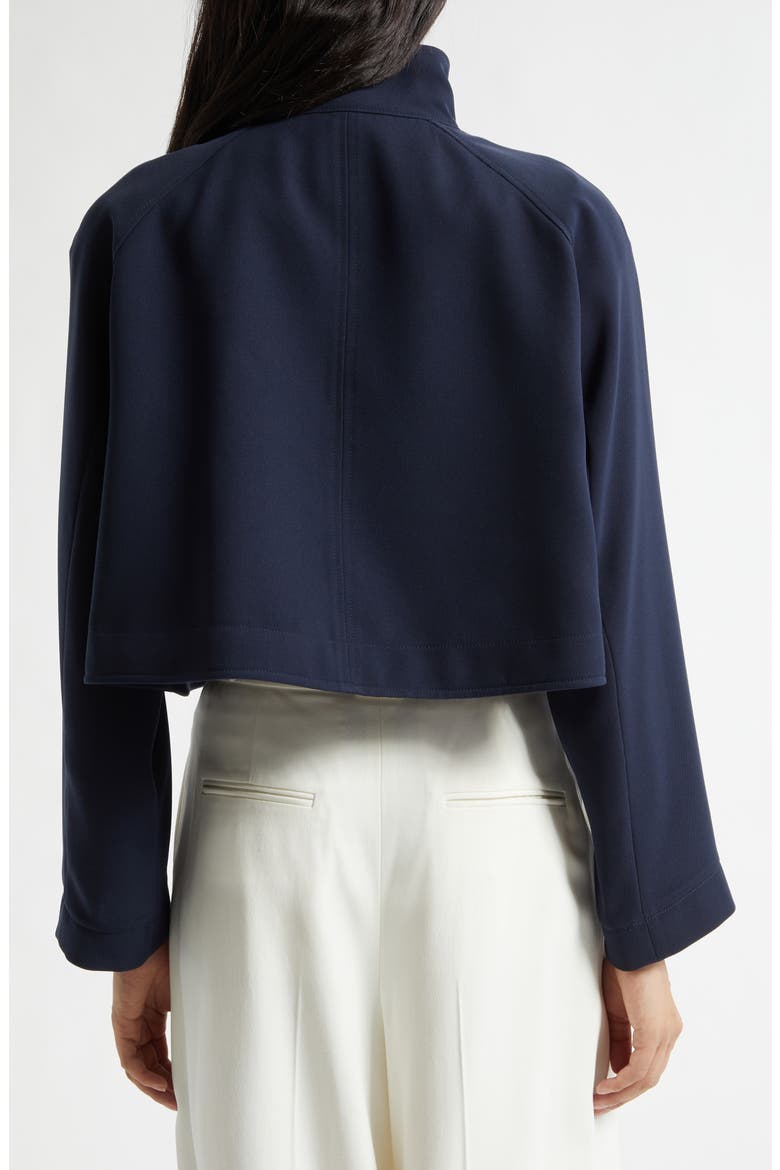 Jotana Wrinkle Resistant Crepe Jacket, Alternate, color, SKY CAPTAIN