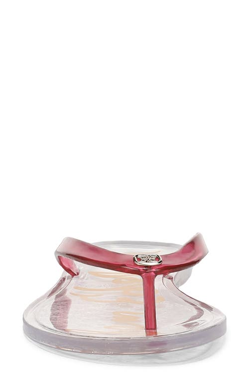 Shop Sam Edelman Dean Flip Flop In Clear Pink