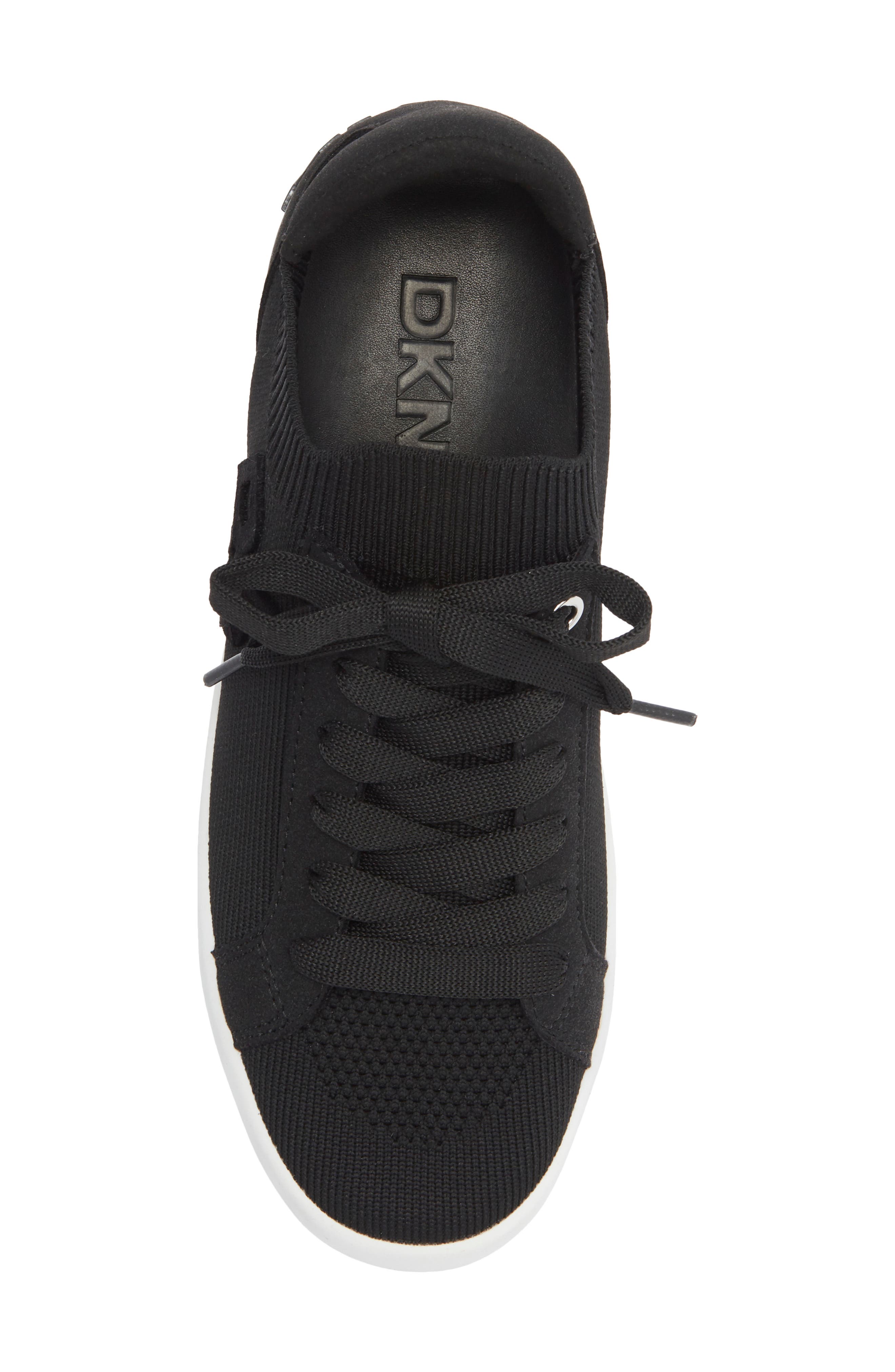 DKNY Mallory Knit Sneaker, Alternate, color, Black